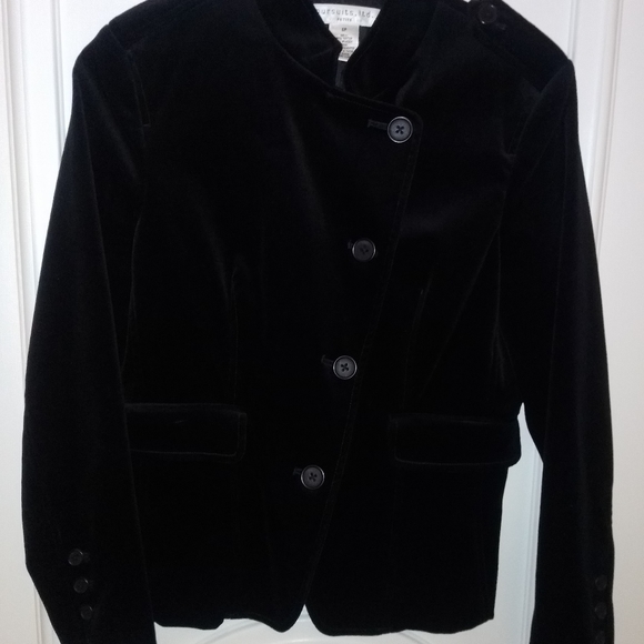 Velvet Jacket 6 Petites - Picture 2 of 3